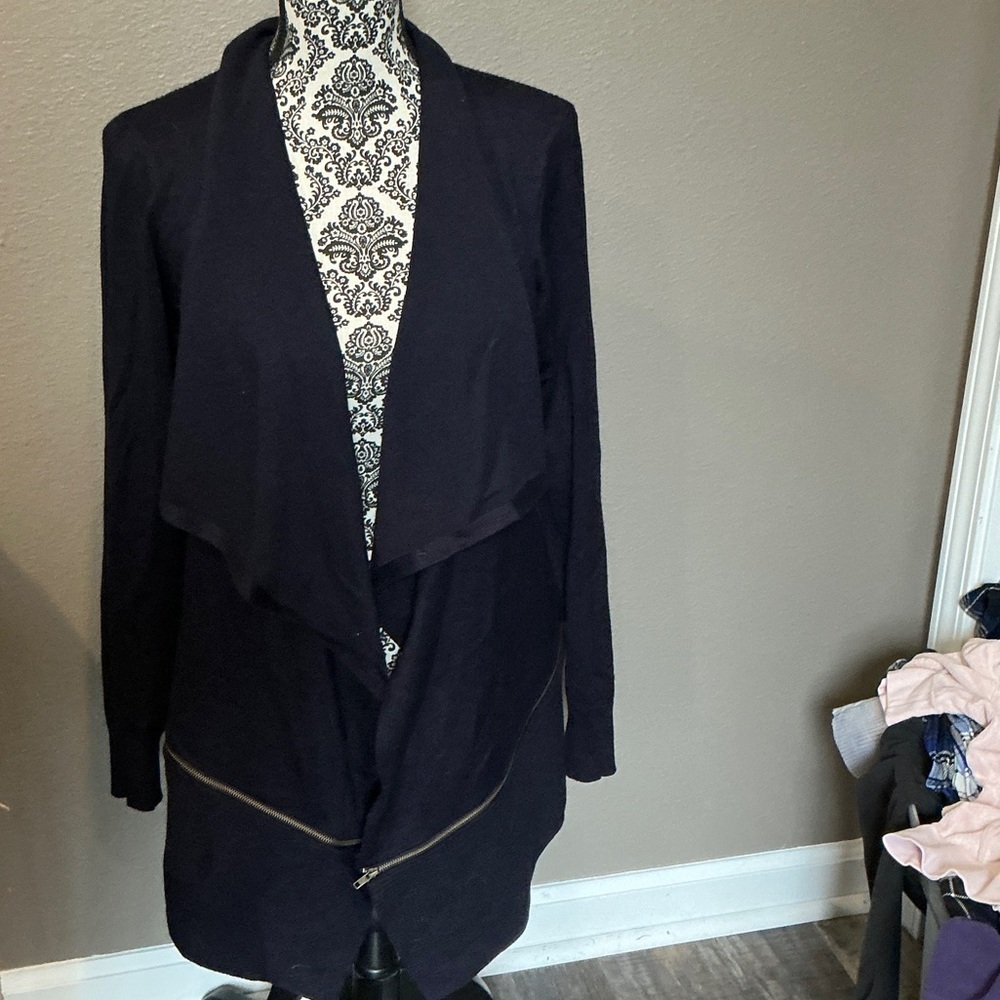 89th & Madison Black Jacket Size Large